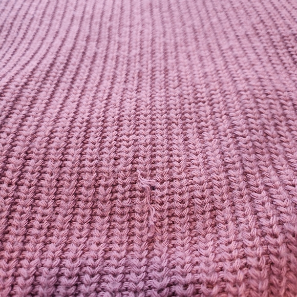 Mauve Knit Turtleneck Sweater One Size - Picture 7 of 9